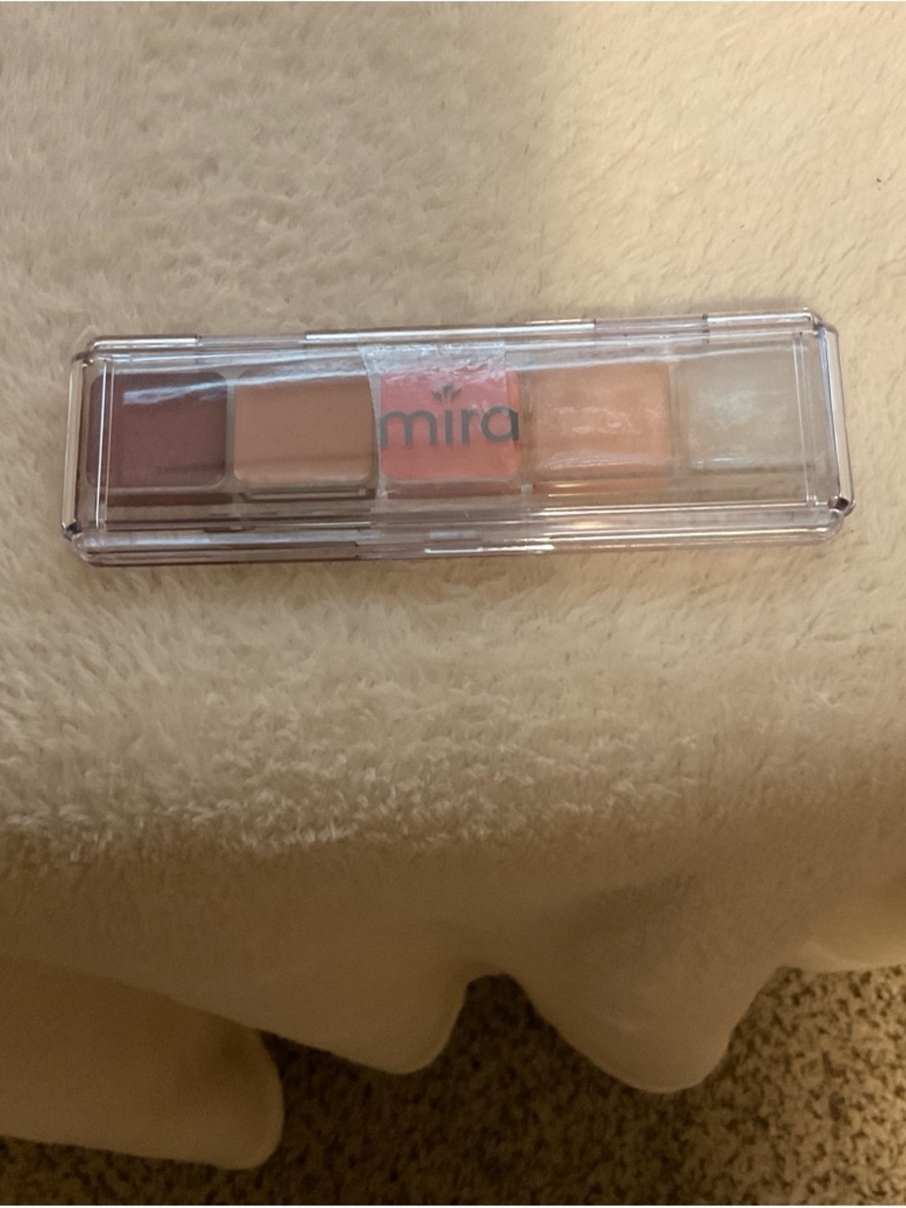 Neutral & Peach Eyeshadow Palette - 5 Shade Cream-to-Powder Set